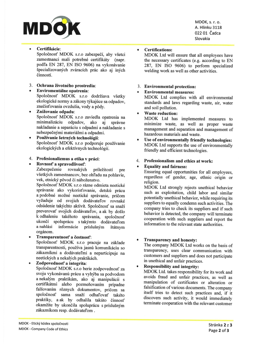 Kódex etiky a Bezpečnosti v jadrovom priemysle page 0002